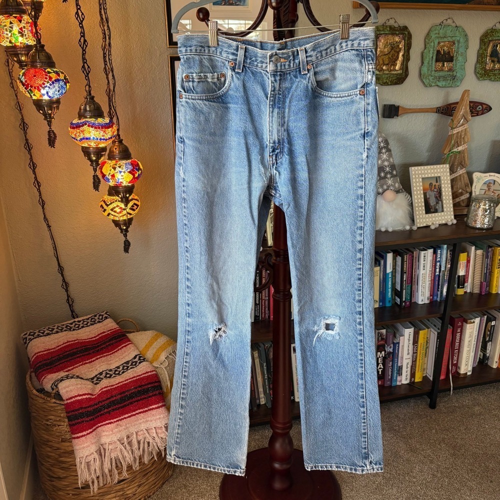 Vintage 90s Levi's 560 Loose Fit Straight Leg Jeans • 34/34